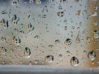Regentropfen-Karte  "Regen am Fenster"